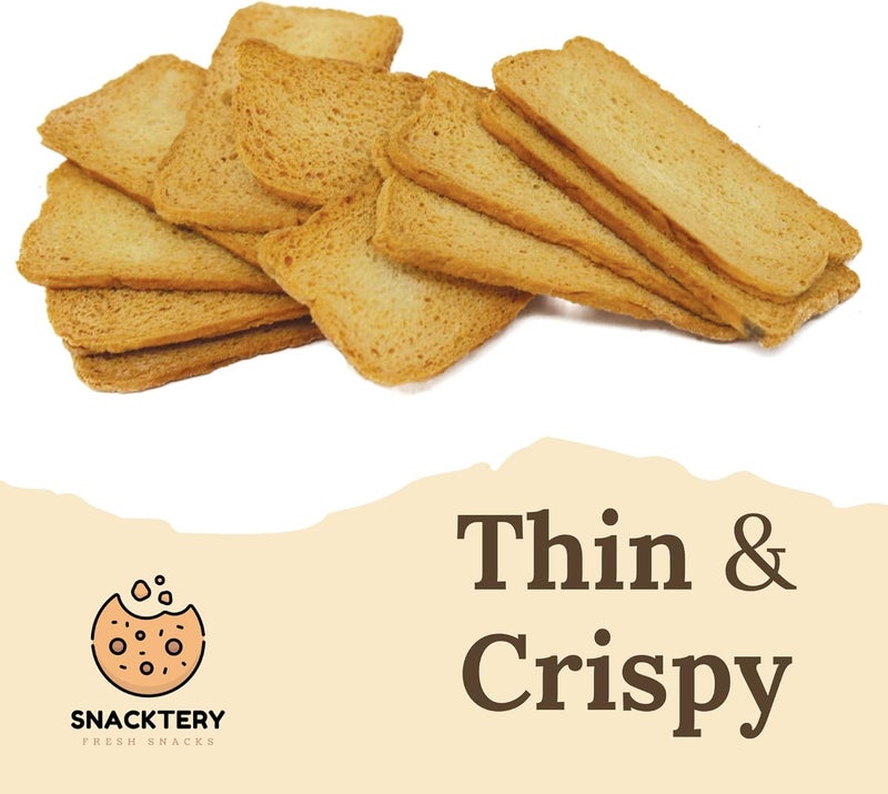 Snacktery Original Melba Toast Crackers - 7 Oz, Pack of 2 - Image 4